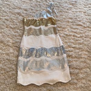One Shoulder Birthday Dress!